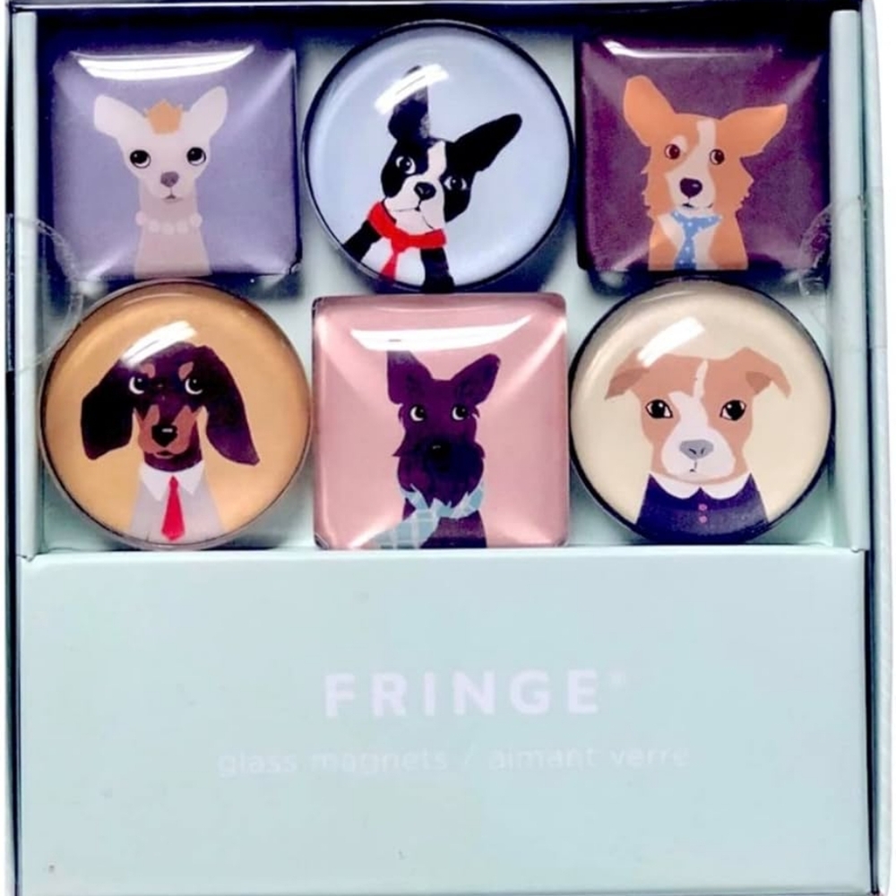 NWT FRINGE Dog Portrait Magnets